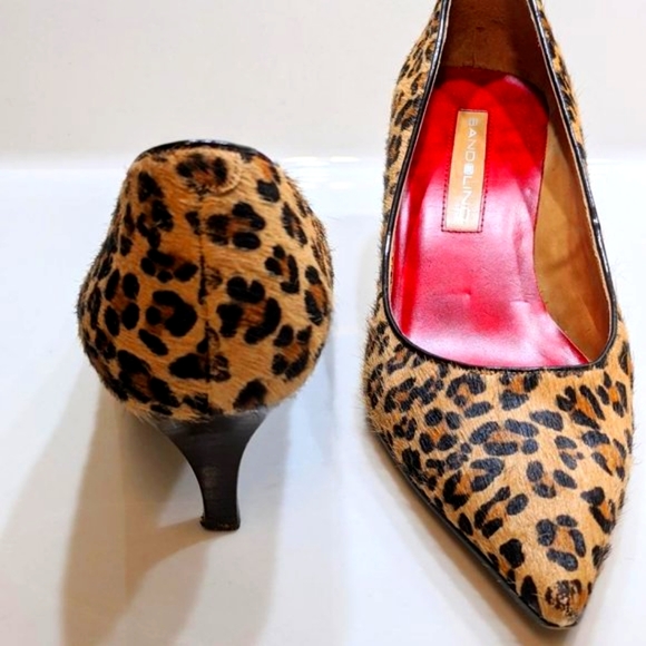 🐆Bandolino Leopard Calf Hair Pump- Size 7M. A classic shoe. - Picture 2 of 14